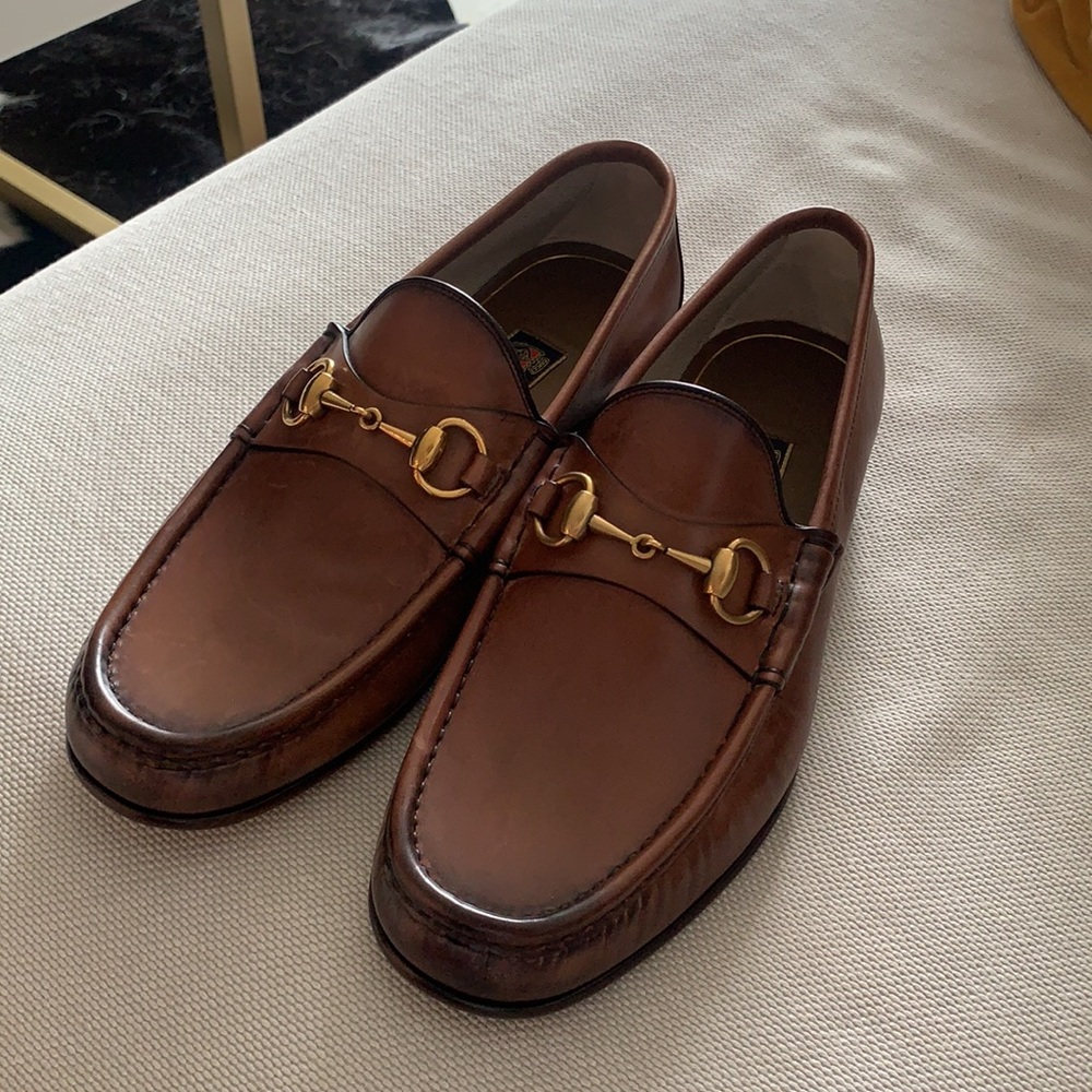 Gucci 1953 Label Men’s Horsebit Leather Loafer